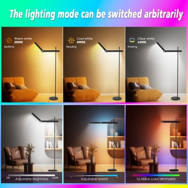 LED室内灯 - HCP043 双面发光落地灯